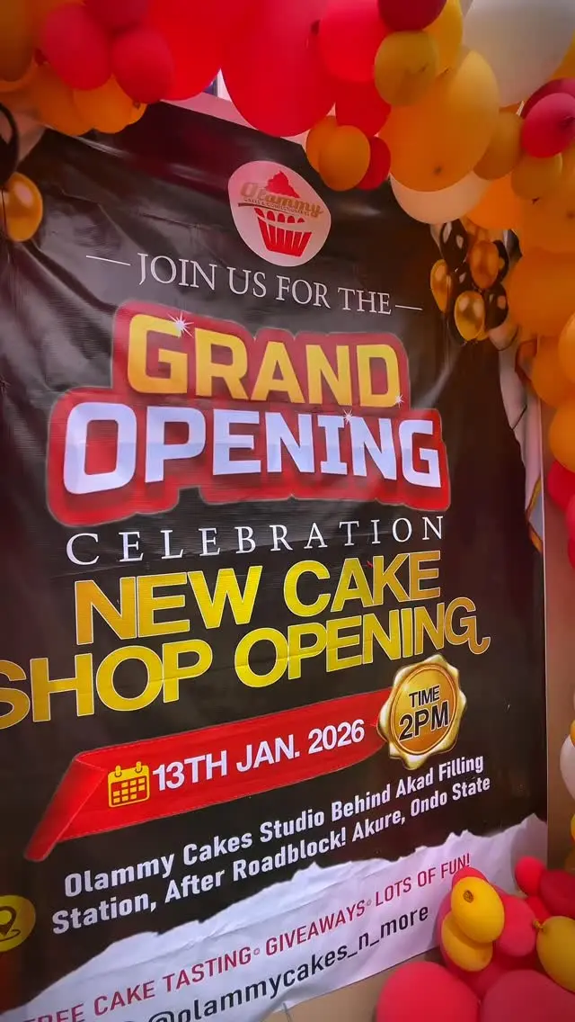 Olammy Cakes Studio grand opening